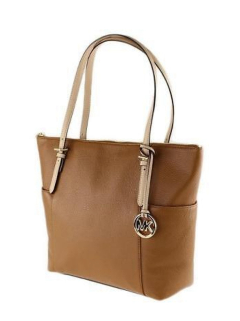 Michael Kors East West Jet Set Top Zip Tote Acorn